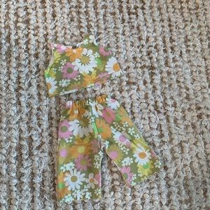 12-18 month floral toddler set